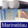 Creme de Luxe mit Aufträger, Marineblau