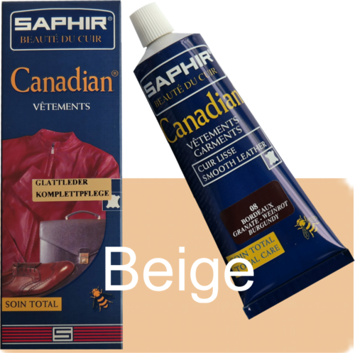 Saphir Canadian Bekleidungspflege, Beige