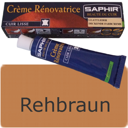 Saphir Deckcreme Rehbraun - Schuhcreme