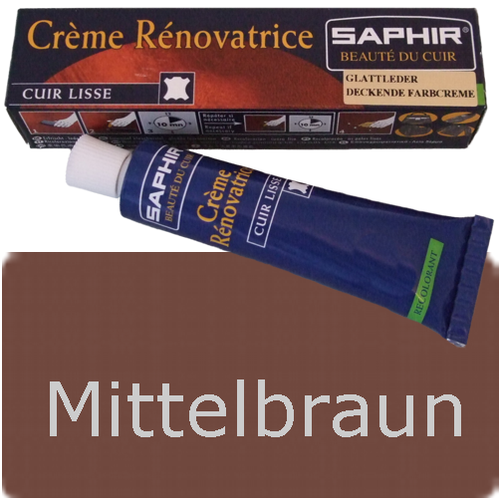Saphir Deckcreme Mittelbraun - Schuhcreme