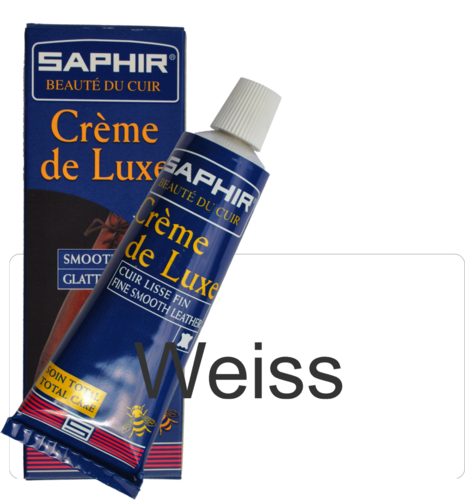 SAPHIR Creme de Luxe, Weiss