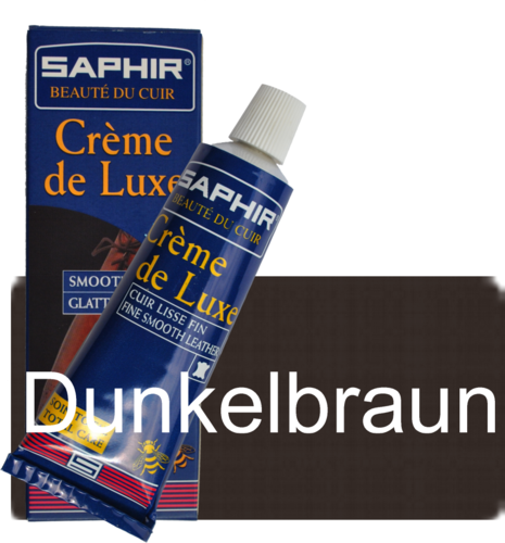SAPHIR Creme de Luxe, Dunkelbraun
