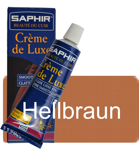 SAPHIR Creme de Luxe, Hellbraun