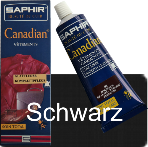 Saphir Canadian Bekleidungspflege, Schwarz
