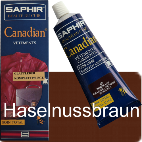 Saphir Canadian Bekleidungspflege, Haselnussbraun